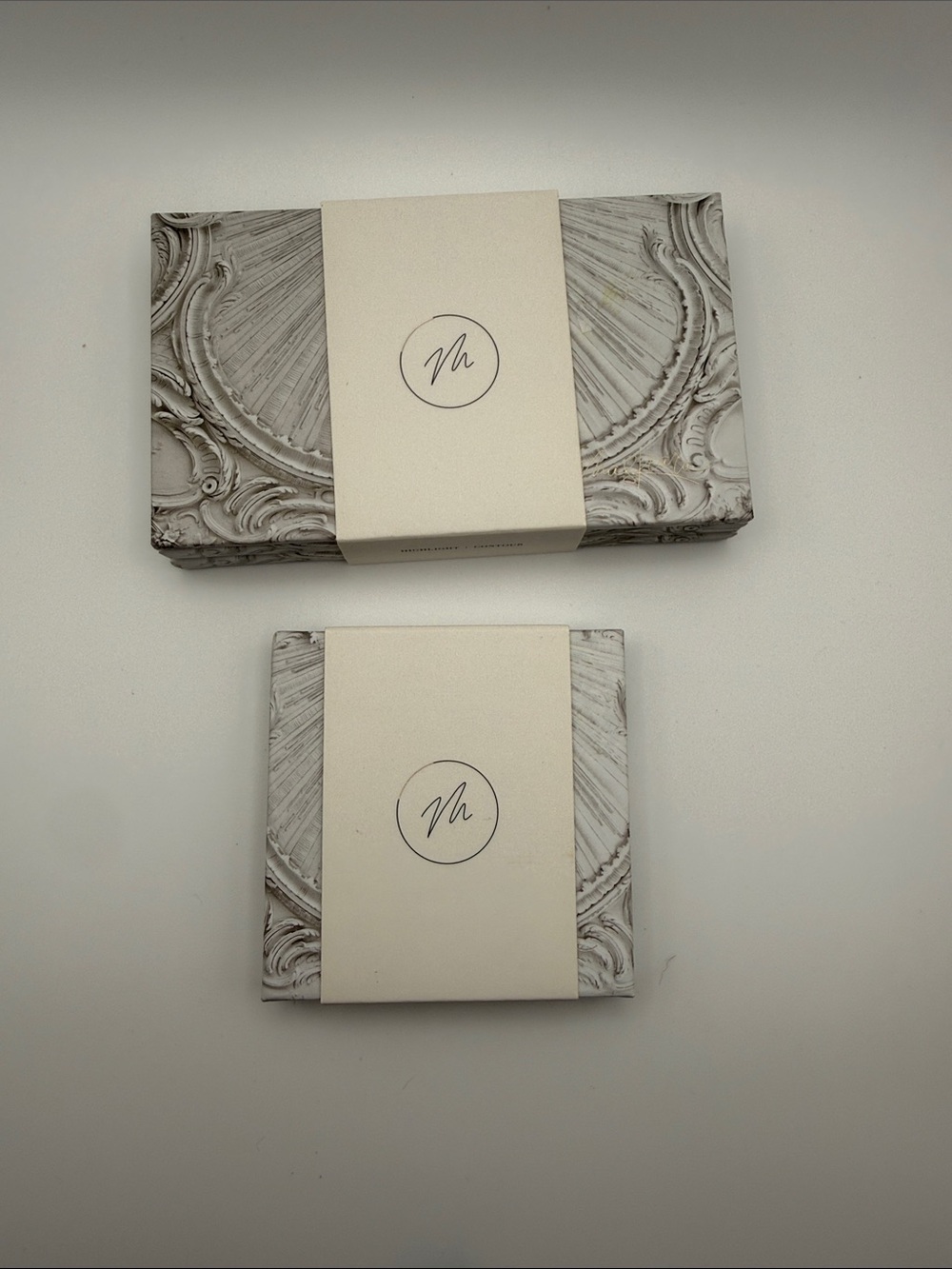 Set of 2-Seint MaskCara Beauty- Makeup Highlight - Contour Pallette Mirror